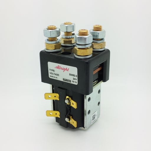 [101-SW82-3] SW82-3 Albright 100A/100A 12V INT 2-pole 1-throw Contactor