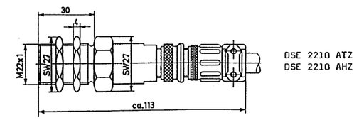 [104-304Z-03022] TE / Jaquet Speed Sensor DSE 2210 ATZ (MPN: 304Z-03022 / DSE 2210 ATZ -Series)