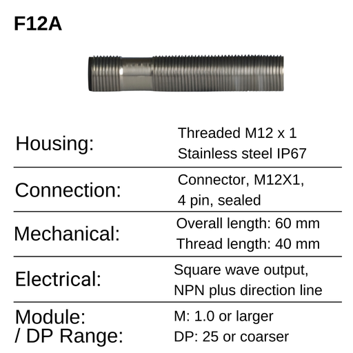 [104-385Z-05322] TE / Jaquet Speed Sensor F12A (MPN: 385Z-05322 / GreenLine F12A -Series)