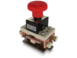 [101-ED402-1] ED402-1 Albright 400A Double Pole Single Throw Emergency Stop Switch - 96V Max.